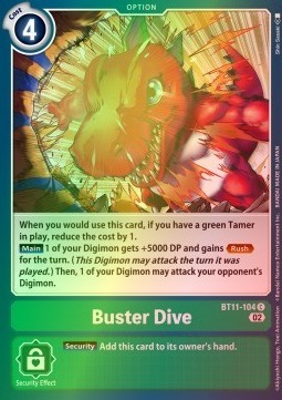 Buster Dive (BT11-104) (V.2)