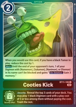 Cooties Kick (BT11-106) (V.2)