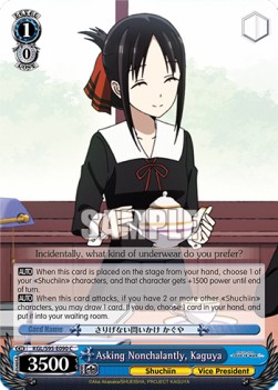 Asking Nonchalantly, Kaguya