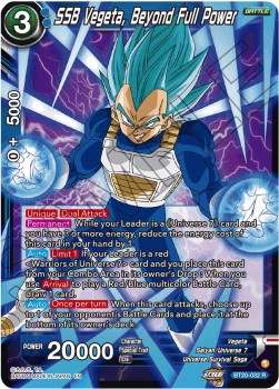 SSB Vegeta, Beyond Full Power (V.1 - Rare)