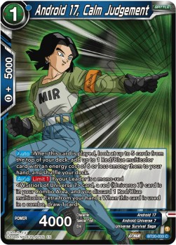 Android 17, Calm Judgement (V.1 - Common)