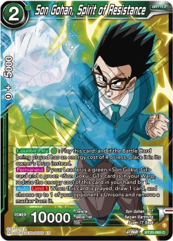 Son Gohan, Spirit of Resistance (V.1 - Common)