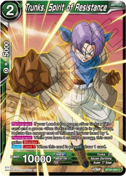 Trunks, Spirit of Resistance