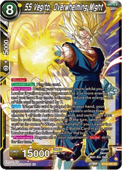 SS Vegito, Overwhelming Might (V.1 - Super Rare)