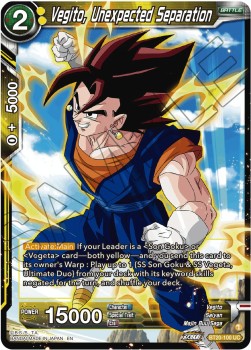 Vegito, Unexpected Separation (V.1 - Uncommon)