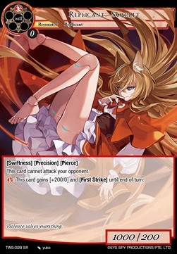 Replicant: Scarlet (V.1 - Super Rare)