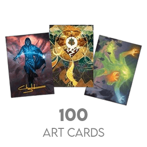 100 random Art Cards