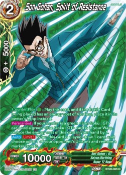 Son Gohan, Spirit of Resistance (V.2 - Common)