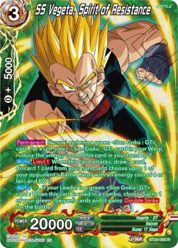 SS Vegeta, Spirit of Resistance (V.2 - Rare)