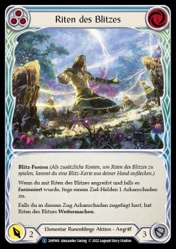 Rites of Lightning (Blue) (Regular)