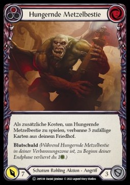 Hungering Slaughterbeast (Red) (Regular)