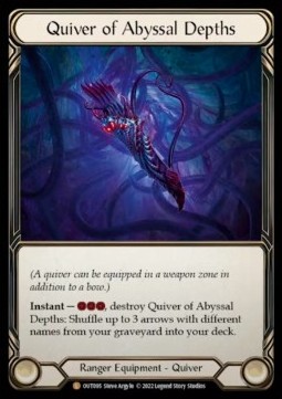 Quiver of Abyssal Depths (Cold Foil)