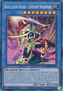 Black Luster Soldier - Legendary Swordsman (V.2 - Collectors Rare)