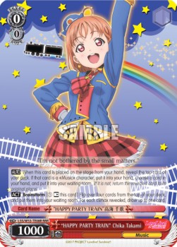 "HAPPY PARTY TRAIN" Chika Takami (V.2 - Triple Rare)