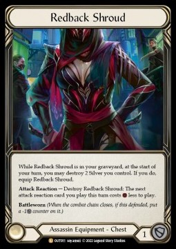 Redback Shroud (Rainbow Foil)