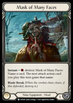 Mask of Many Faces (Rainbow Foil)