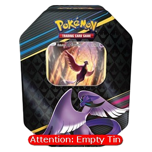 Empty Crown Zenith: Galarian Articuno Tin