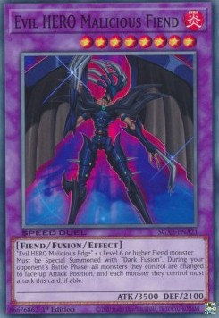 Evil HERO Malicious Fiend (V.1 - Common)