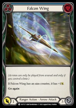 Falcon Wing (Blue) (Rainbow Foil)