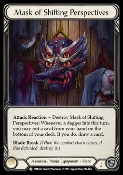 Mask of Shifting Perspectives (Cold Foil)