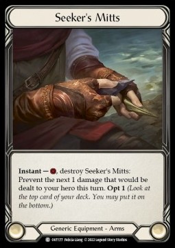 Seeker's Mitts (Cold Foil)