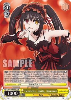 Fearless Smile, Kurumi (V.1 - Double Rare)