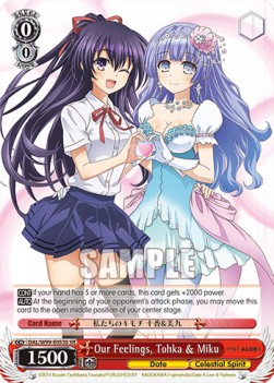 Our Feelings, Tohka & Miku (V.2 - Super Rare)