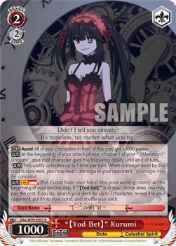 "【Yod Bet】" Kurumi (V.1 - Rare)