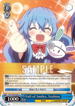 Full of Smiles, Yoshino