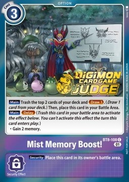 Mist Memory Boost (BT8-108)