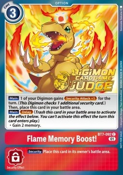 Flame Memory Boost! (BT7-092)