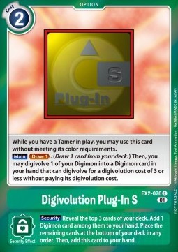 Digivolution Plug-In S (EX2-070)