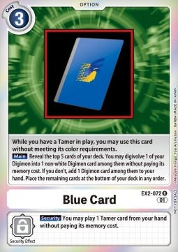 Blue Card (EX2-072)