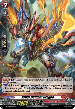 Ardor Hatchet Dragon [D Format] (V.2 - Promo)