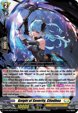 Knight of Severity, Cliodhna [D Format] (V.1 - Promo)