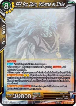 SS3 Son Goku, Universe at Stake (V.3 - Super Rare)