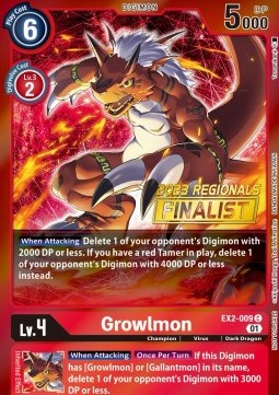 Growlmon (EX2-009) (V.2)