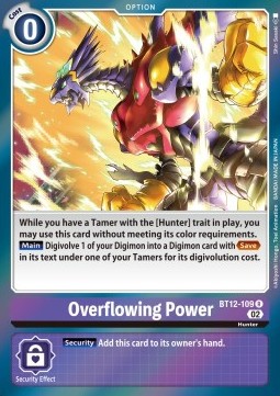 Overflowing Power (BT12-109)