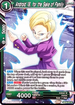 Android 18, for the Sake of Family (V.1 - Common)