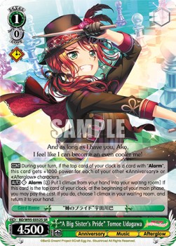 "A Big Sister's Pride" Tomoe Udagawa (V.2 - Super Rare)