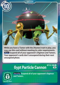 Gypt Particle Cannon (BT12-106)