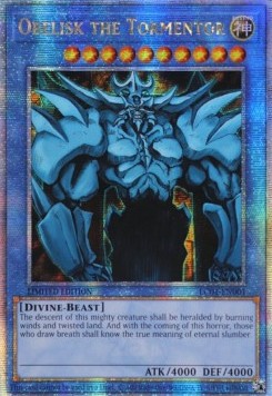 Obelisk the Tormentor (V.2 - Quarter Century Secret Rare)