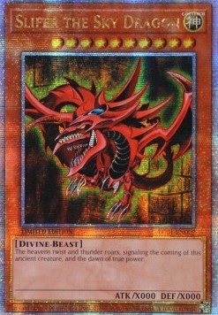 Slifer the Sky Dragon (V.2 - Quarter Century Secret Rare)