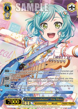 "A Brilliant Introduction!" Hina Hikawa (V.2 - Super Special Rare)