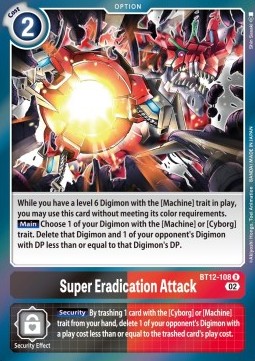 Super Eradication Attack (BT12-108)