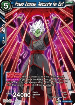 Fused Zamasu, Advocate for Evil