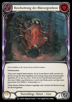 Bloodspill Invocation (Blue) (Regular)