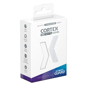 100 Ultimate Guard Cortex Matte Sleeves (White)