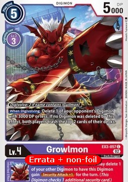 Growlmon (EX3-057)