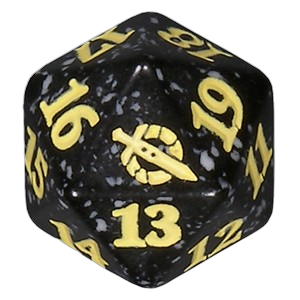 March of the Machine: D20 Die (Yellow)